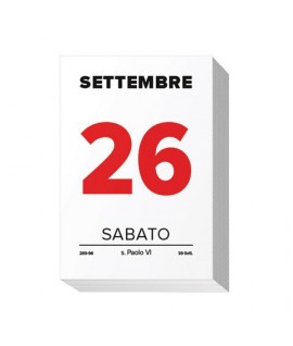 BLOCCO CALENDARIO 207 5,8X8,5 COMUNE D.