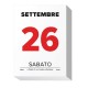 BLOCCO CALENDARIO 215 12,8X17,5 MINISTER