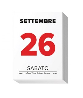 BLOCCO CALENDARIO 215 12,8X17,5 MINISTER