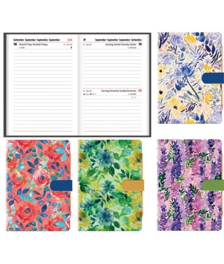 AGENDA GIORN.9X13 CB SD FIORI 118ZF