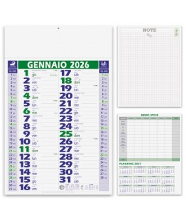 CALENDARIO OLANDESE 29X47 VER/BL PA620VE