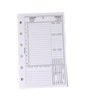 RICAMBIO ORGANIZER GIORNALIERO 7,7*12,7