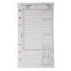 RICAMBIO ORGANIZER GIORNALIERO 9,5*17