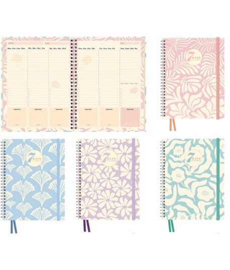 AGENDA SETT.PERPETUA 18X24 7-DAYS 490ZD