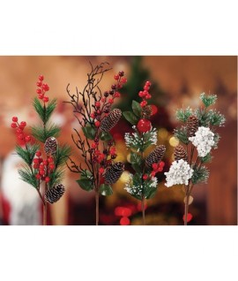 RAMO DECOR.PIGNE/AGRIFOGLIO CM66 108733