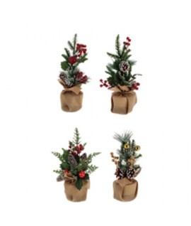 DECORO NATALE BASE JUTA CM16X33 104266