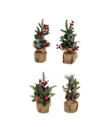 DECORO NATALE BASE JUTA CM16X33 104266