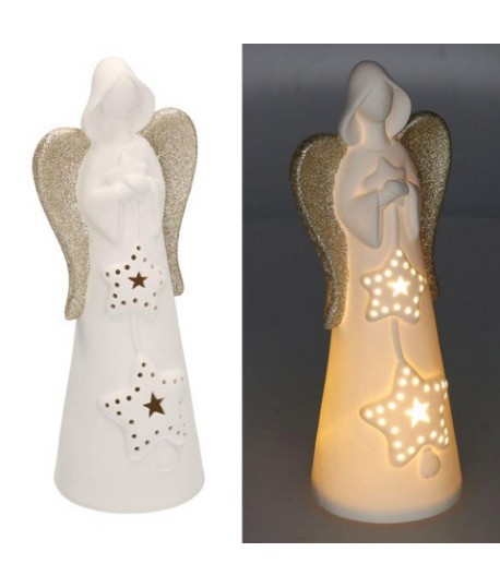 ANGELO CERAM BIANCO/ORO +LED 27H 613732