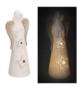 ANGELO CERAM BIANCO/ORO +LED 21H 613746