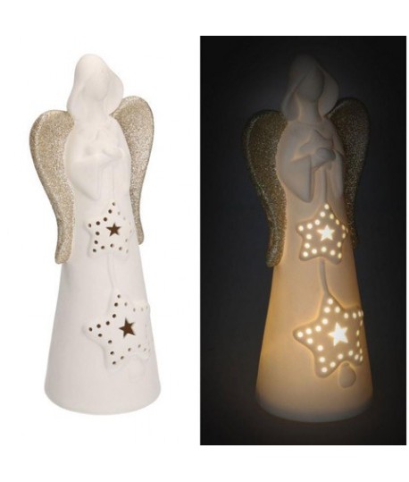 ANGELO CERAM BIANCO/ORO +LED 21H 613746