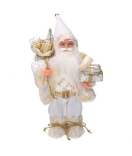 BABBO TESSUTO BIANCO/ORO CM45 634330