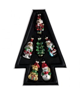 DECORO PER ALBERO VETRO 6PZ 637141