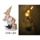 BABBO NATALE +LED 17X23H 637543 RESINA