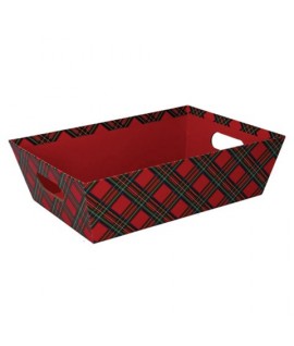 CESTA ROSSO SCOZZESE 35X26X7 938179