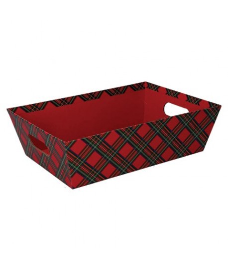 CESTA ROSSO SCOZZESE 35X26X7 938179