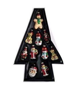 DECORI ALBERO IN VETRO H7 10PZ 637142
