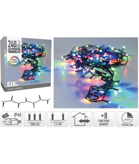 LUCI MULTICOLOR 240L GIOCO ES AX8412040