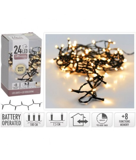 LUCI BIANCHE 24L CA BAT TIMER ES 9810100