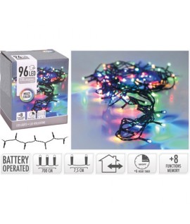 LUCI MULTICOLORE 96L BATT EST AX9810240