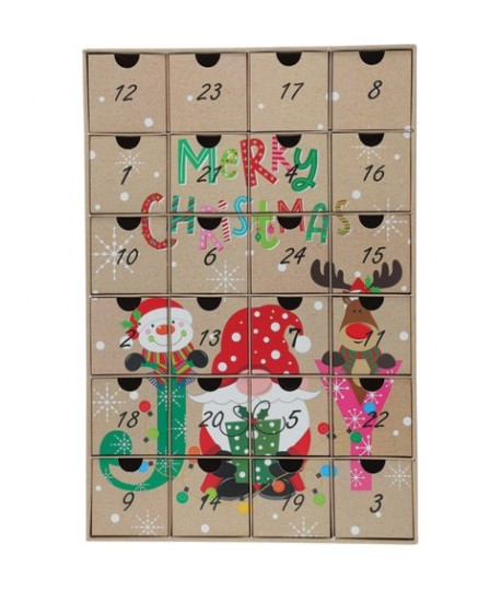 CALENDARIO AVVENTO "MERRY"CM38 ABD110740