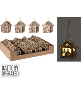 PENDENTE CASETTA LEGNO LED CM9 ANM500030