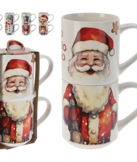 MUG NEW BONE NATALE 2PZ 265ML Q96001110