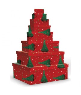 SET SCATOLE MARPIMAR NATALE ALBERI 8PZ