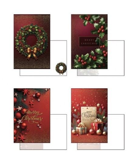 BIGLIETTI BN ROSSO DEC 12X17 ABNCE25/12