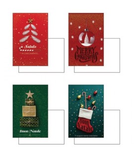 BIGLIETTI BN ROSS/VERDE DEC 8X12 ABNME02