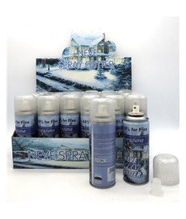 BOMBOLETTA SPRAY NEVE GLITTER ML250 CREA