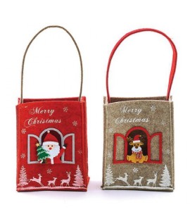 BORSA NATALE PANNOLENCI 12X6X16H 64233