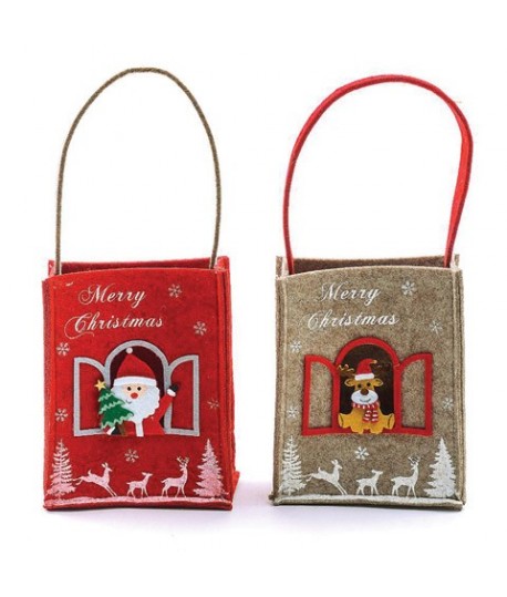 BORSA NATALE PANNOLENCI 12X6X16H 64233