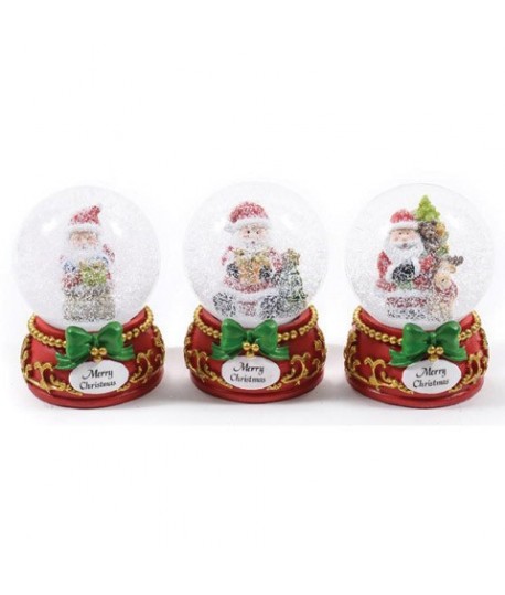 GLOBO NEVE C/BABBO 8X6X10H 25319