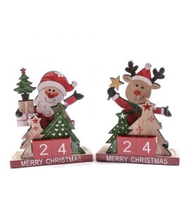CALENDARIO NATALE PERPETUO LEGNO 21766