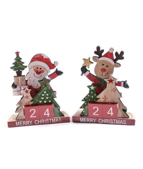 CALENDARIO NATALE PERPETUO LEGNO 21766
