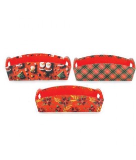 CESTA NATALE DECOR.35X24X11H CARTA 71828