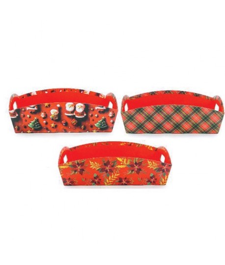 CESTA NATALE DECOR.35X24X11H CARTA 71828