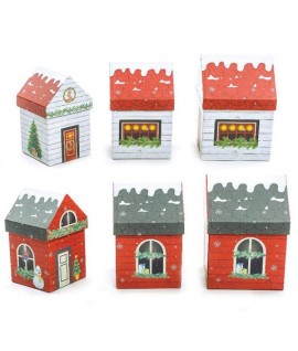 SET SCATOLE NATALE CASETTA 3PZ 71842