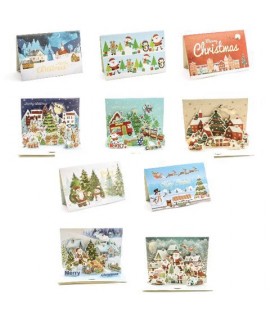 BIGLIETTO BUON NATALE 3D 12X17 79417