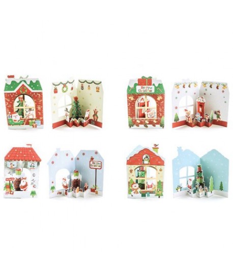 BIGLIETTO BUON NATALE 3D 12X17 79424
