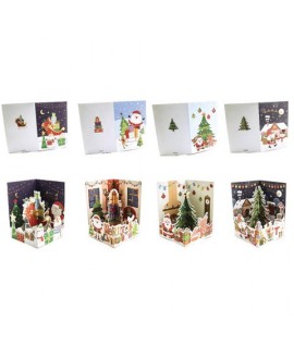 BIGLIETTO BUON NATALE 3D 30X23 79431