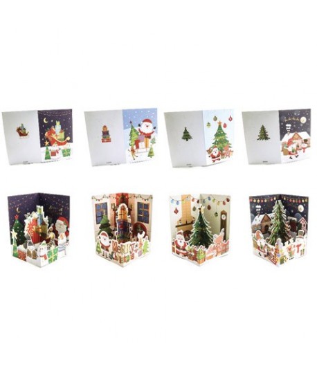 BIGLIETTO BUON NATALE 3D 30X23 79431
