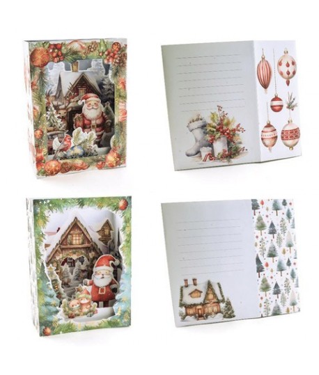 BIGLIETTO BUON NATALE 3D 32X29 79448