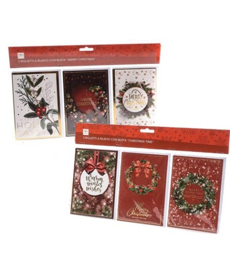 BIGLIETTI BN DECOR 10X15 3PZ 70674