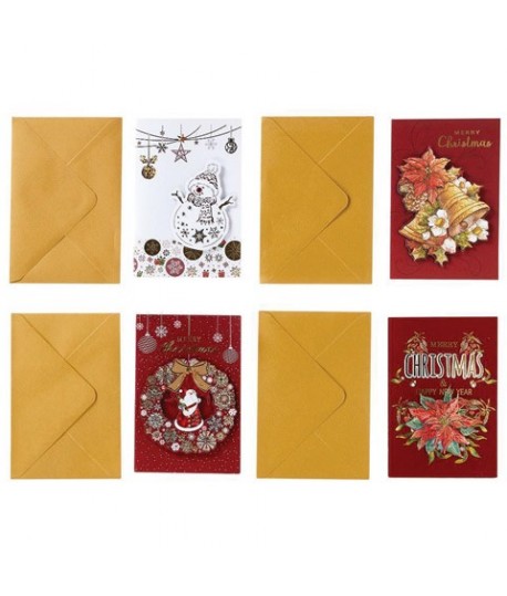 BIGLIETTI BN ROSSO/ORO 3D 11X17 87440