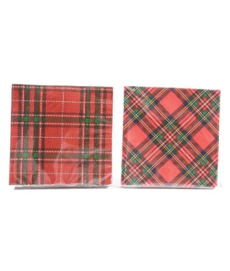 TOVAGLIOLI NAT.TARTAN 33X33 20PZ 11435
