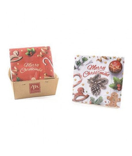 TOVAGLIOLI NATALIZI 33X33 20PZ 69440