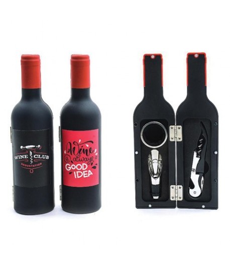 SET SOMMELIER 3PZ C/BOX BOTTIGLIA 79404