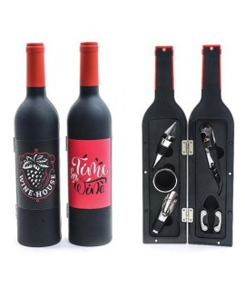 SET SOMMELIER 5PZ C/BOX BOTTIGLIA 79411