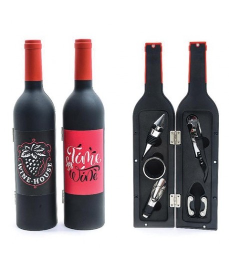 SET SOMMELIER 5PZ C/BOX BOTTIGLIA 79411